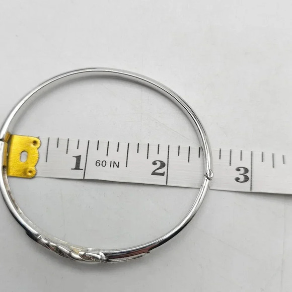 Bradford Exchange Cascade Of Beauty Bracelet With Black White Diamonds HGE - Picture 6 of 6